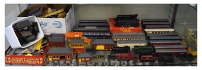 Lot 289 - Quantity of OO gauge Hornby locomotives, carriages, wagon, trackside accessories, etc