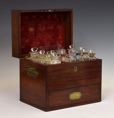 Lot 198 - Late Victorian domestic medicine or apothecary chest