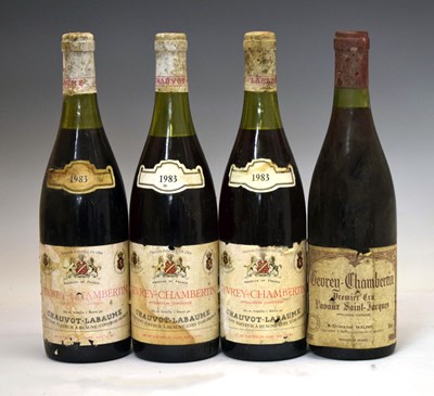 Lot 414 - Chauvot-Labaume - Geverey-Chambertin, 1983, and Pauaut Saint-Jacques Gevrey-Chambertin