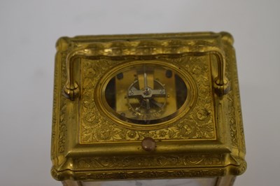 Lot 382 - Le Roy & Fils carriage clock once belonging to the Countess of Mornington