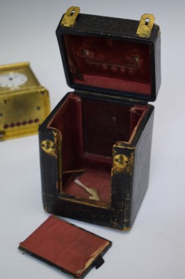 Lot 382 - Le Roy & Fils carriage clock once belonging to the Countess of Mornington