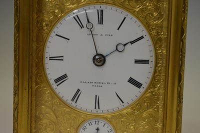 Lot 382 - Le Roy & Fils carriage clock once belonging to the Countess of Mornington