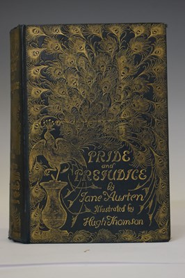 Lot 247 - Jane Austen, 'Pride and Prejudice' - Peacock edition, illustrated by Hugh Thomson, 1894