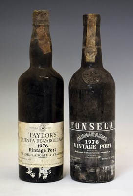 Lot 437 - Fonseca Guimaraens Vintage Port & Taylor's Quinta de Vargellas Vintage Port, 1976