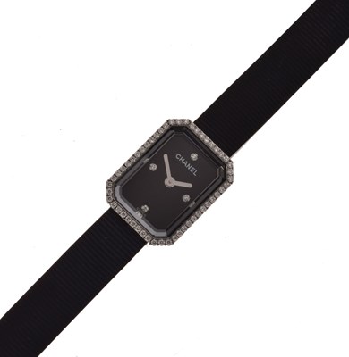 Lot 76 - Chanel - Lady's Première diamond set wristwatch, model number H2434Q