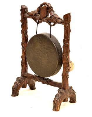 Lot 389 - Late Victorian dinner gong