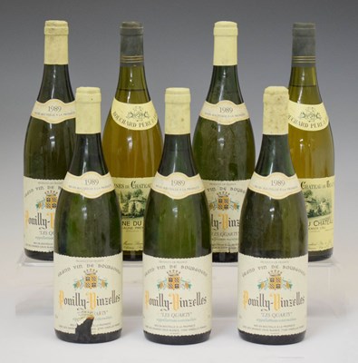 Lot 462 - Pouilly-Vinzelles "Les Quarts", 1989, and Beaune du Chateau