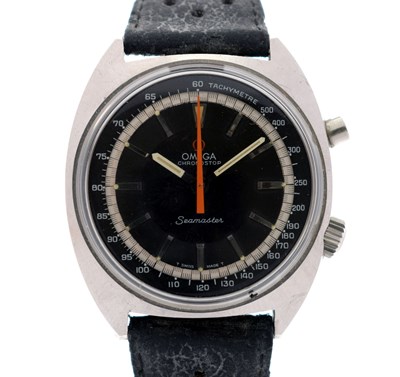Lot 67 - Omega - Chronostop Seamaster stainless steel cased wristwatch, circa 1969