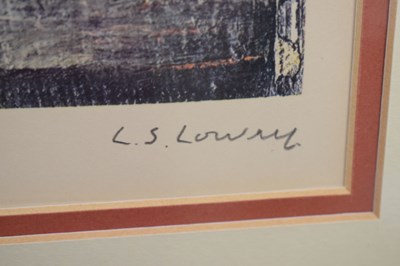 Lot 258 - Laurence Stephen Lowry R.A. (British, 1887-1976) - Signed print - 'Sailing Boats'