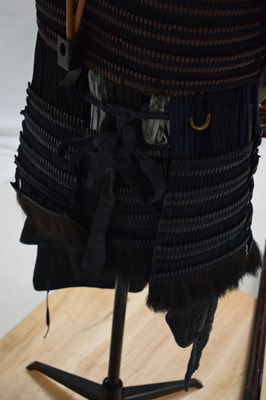 Lot 156 - 19th century Japanese Edo period suit of Samurai Armour