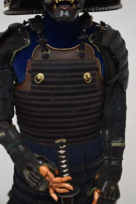 Lot 156 - 19th century Japanese Edo period suit of Samurai Armour