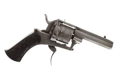 Lot 144 - 7mm (obsolete calibre) pinfire pocket revolver