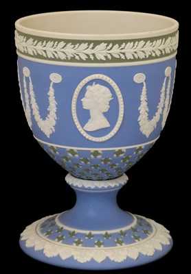 Lot 222 - Wedgwood jasperware limited edition goblet