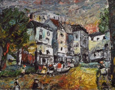 Lot 360 - Barrington Tabb (British, 1934-2022) - Oil on board