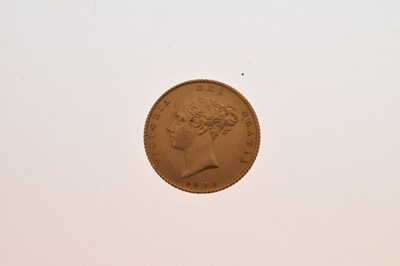 Lot 108 - Victorian gold half sovereign, 1838