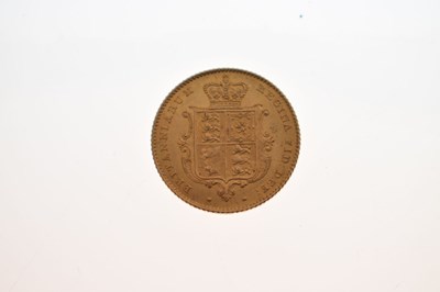 Lot 108 - Victorian gold half sovereign, 1838
