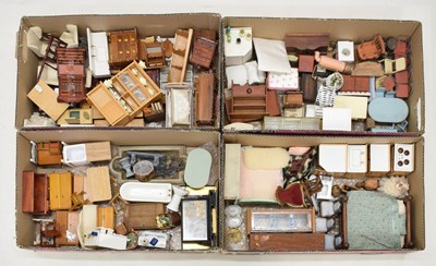 Lot 353 - Large quantity of mid 20th century and later dolls' house furniture etc