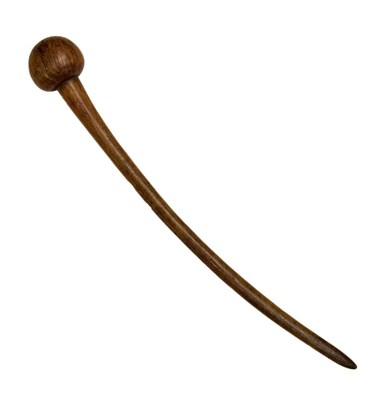 Lot 168 - (Y) South African Nguni (Zulu) Rhinoceros horn prestige Knobkerrie or sceptre