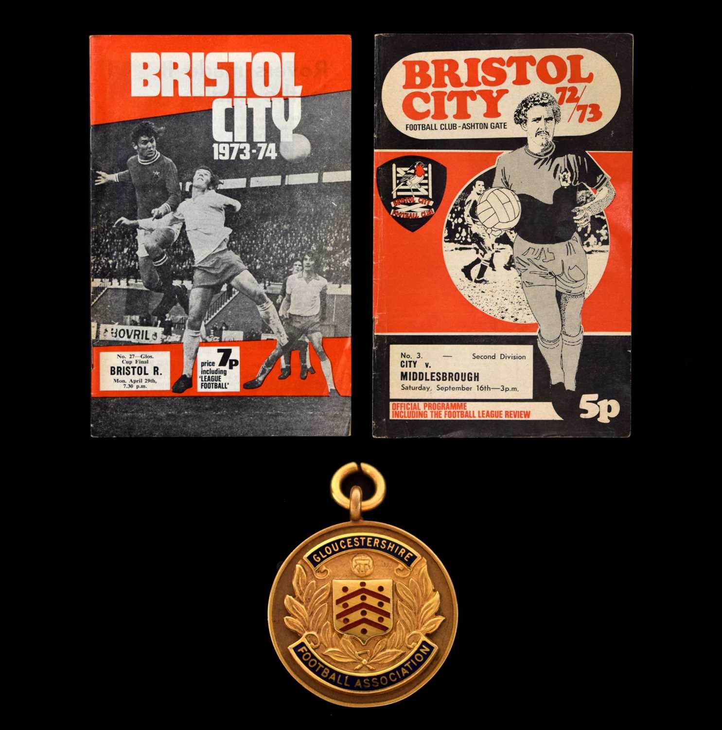 Lot 165 - Bristol City Football Club - 9ct gold Senior Challenge Cup Winners Medal to Tom Ritchie