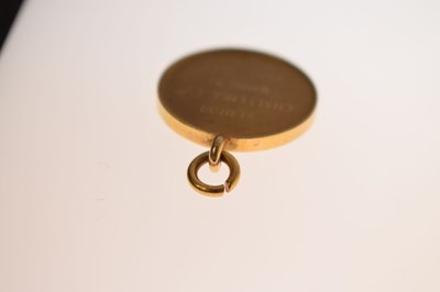 Lot 165 - Bristol City Football Club - 9ct gold Senior Challenge Cup Winners Medal to Tom Ritchie
