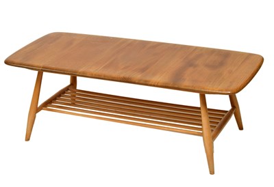 Lot 368 - Lucian Ercolani for Ercol Furniture - Model 459 blonde elm and beech coffee table