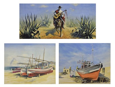 Lot 600 - Stuart Maxwell Armfield (British, 1916-2000) - Three watercolours