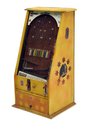Lot 192 - Early to mid 20th century pinball slot machine ‘The Gordon’