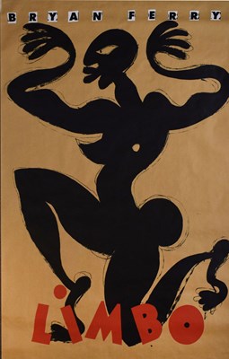 Lot 253 - Bryan Ferry - Promo Poster for Limbo
