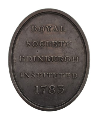 Lot 200 - Royal Society of Edinburgh oval white metal membership ticket or pass
