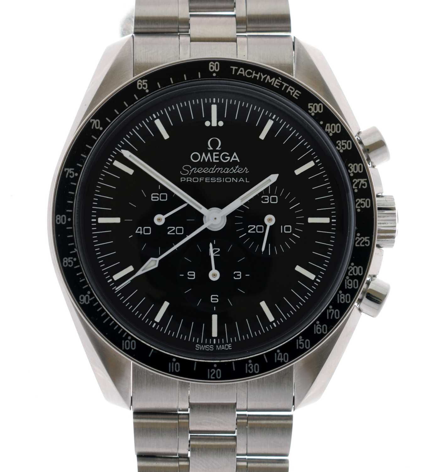 Lot 71 - Omega - Speedmaster Professional 'Moonwatch' chronograph bracelet watch