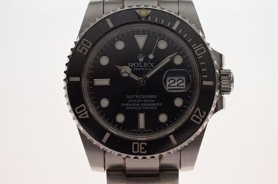 Lot 64 - Rolex - Gentleman's Oyster Perpetual Date Submariner ref. 116610LN