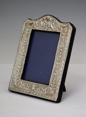 Lot 96 - Elizabeth II Fine Silver (999) mounted easel photograph frame executed by Robert & Sally Pitt