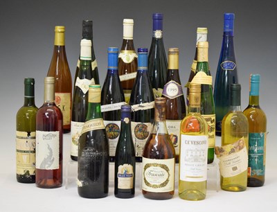 Lot 460 - Collection of white table wine, mainly German and Italian