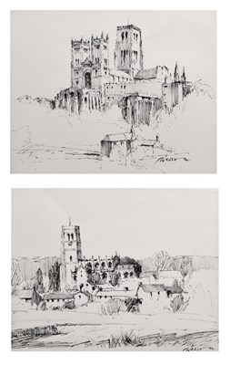 Lot 343 - Edward Wesson RI RSMA, (1910-1983) - Two pen and ink studies