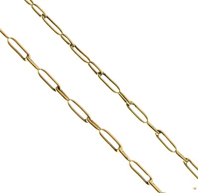 Lot 52 - Unmarked yellow metal chain