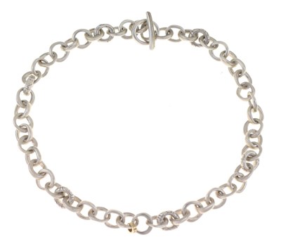 Lot 128 - Contemporary silver chain by Diana Porter