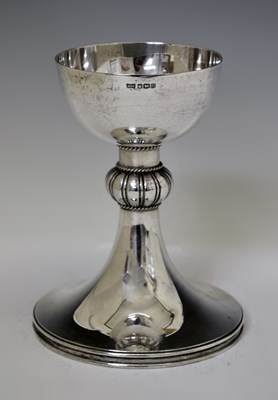 Lot 117 - Elizabeth II silver communion chalice