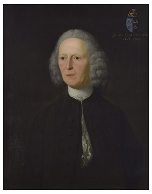 Lot 282 - Follower of William Hoare (British, 1707-1792) - Oil on canvas - Portrait of James Ford, Elected Surgeon