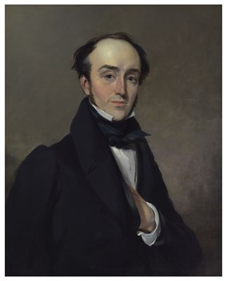 Lot 287 - Follower of Sir Thomas Lawrence PRA (British, 1769-1830) - Oil on canvas - Half-length portrait of John Harrison, elected surgeon, 1830