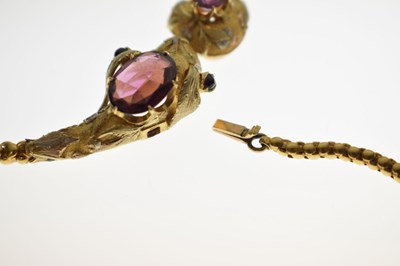Lot 30 - 19th century Indian serpent necklace