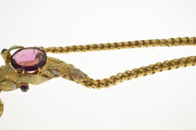 Lot 30 - 19th century Indian serpent necklace