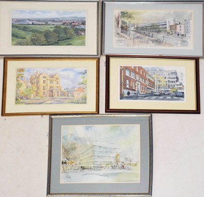Lot 615 - Bristol Hospitals - Collection of watercolours