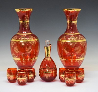 Lot 335 - Quantity of Murano glass