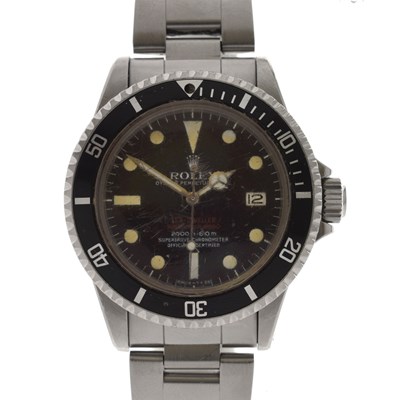 Lot 53 - Rolex – Rare ‘Double-Red’ Sea-Dweller Submariner 2000 bracelet watch, ref. 1665