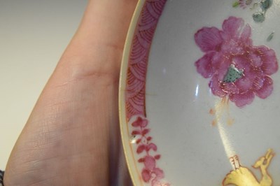 Lot 340 - Chinese Canton famille rose teapot or wine pot, etc.