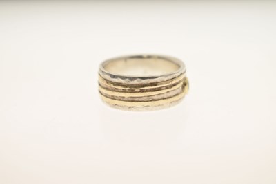 Lot 46 - Attributed to Julia Beusch - Yellow diamond set silver ring