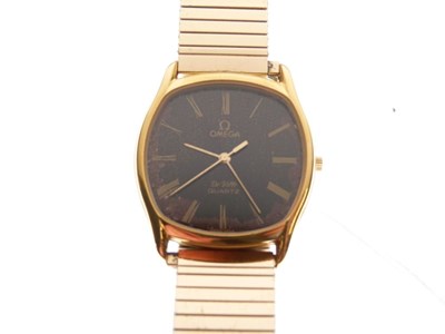 Lot 98 - Omega - Gentleman's gold-plated De Ville Quartz wristwatch