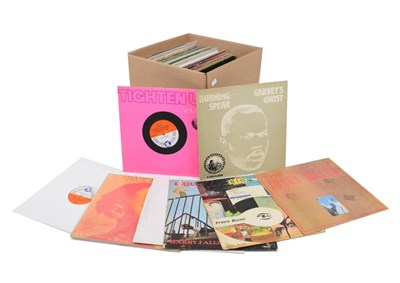 Lot 702 - Large quantity of 85x LP records, mainly reggae