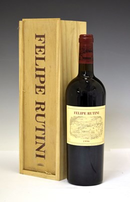 Lot 412 - Rutini - Felipe Rutini, Vino Fino Tinto, 1996