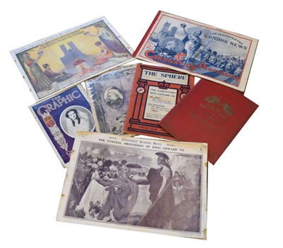 Lot 632 - Quantity of late Victorian and Edwardian Royalty interest, magazines, commemorative flag, etc